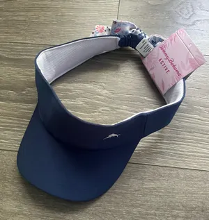 NEW Tommy Bahama Active Navy Floral Sporty Tennis Golf Vacation Preppy Visor thumbnail 1