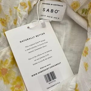 NEW Sabo Skirt Elphia Floral Lace-Up Mini Dress in Size Small US 4 thumbnail 4