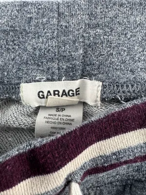 Garage Grey Track Joggers with Striped Waistband thumbnail 5