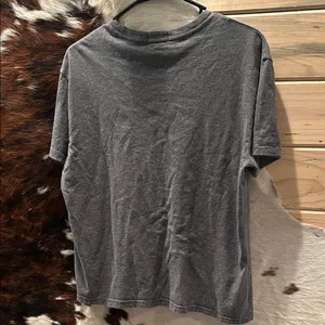 Polo by Ralph Lauren Charcoal Tee with Multicolor Logo thumbnail 4