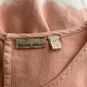 Anthropologie Holding Horses Lilibet‎ Dip Dye Dress Peach Pink Western US Size 2 thumbnail 6