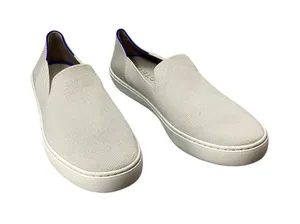 Rothy's Women's The Original Slip On Sneaker White Sand Textile Size 10‎ thumbnail 1