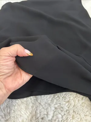 Zara TRF Collection Black Chiffon Halter Top thumbnail 6