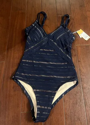 Navy One-Piece Swimsuit thumbnail 1