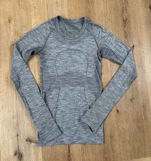 Lululemon Grey Swiftly Tech Long Sleeve thumbnail 1