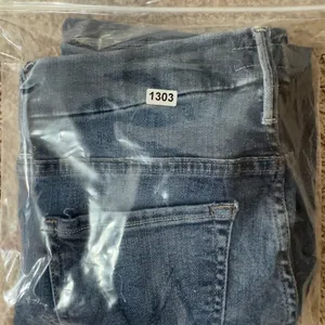 1303 | Mother High Waisted Looker Crop Bake Sale Brawl Jeans Blue Womens 27 thumbnail 12