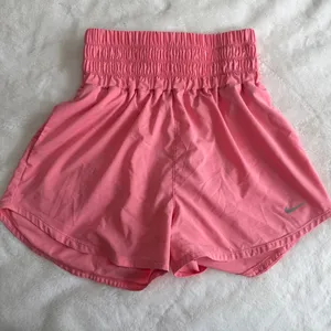 Nike Dri-Fit Ultra High-Waisted 3” Shorts Pink Size Small thumbnail 1