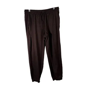 Lululemon Soft Jersey Classic Fit Mid Rise Joggers Heaather Dark Espresso 25" 8 thumbnail 2
