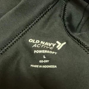 Old Navy Active Black Powersoft Workout Athletic One Piece Romper Shorts Size L thumbnail 4