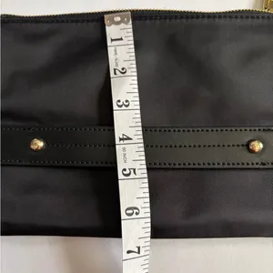 Source Unknown Black Clutch with Gold Accents thumbnail 5