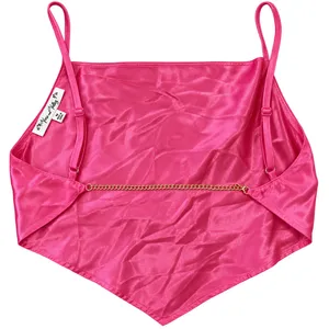 Vine and Valley Hot Pink Satin Corset Cami Top – Size M thumbnail 2