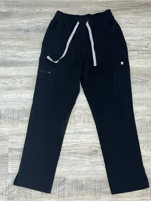 FIGS Technical Collection Women’s Black Cargo Scrub Pants  Small Petite thumbnail 1