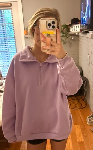 Shein Half-Zip Pullover thumbnail 1