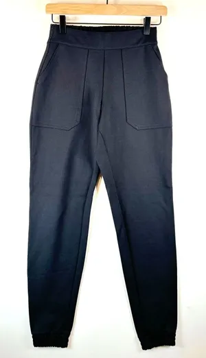Spanx Women Pants Black The Perfect Jogger Utility Elastic Waist Pull On Size XS thumbnail 1