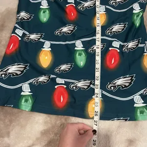 NFL Philadelphia Eagles Christmas Lights Pajama Top Long Sleeve Size Medium thumbnail 4
