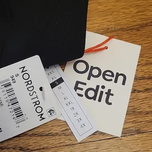 Open Edit NWT Bandeau‎ Top Minimalist Layering Smocked Office Siren Party Going Out - S thumbnail 6