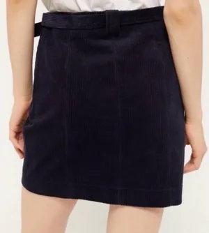 Urban Outfitters Navy Corduroy Skirt thumbnail 2