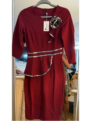 NEW Formal Long Sleeve Wear to Work Office Career Dress S thumbnail 4