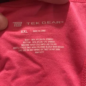 NWT Tek Gear Seamless Low-Impact Sports Bra, XXL thumbnail 3