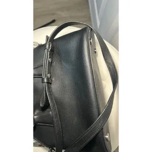 Kate Spade Black Pebbled Leather Dome Satchel Crossbody Bag Capsule‎ Purse thumbnail 12