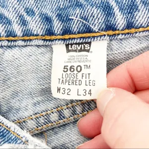 Vintage Levi’s 560 High Waisted Mom Jeans thumbnail 3