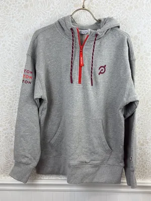 Peloton Women's Gray Relaxed Fit 1/2 Zip Sweatshirt - Size - XS - NWT thumbnail 8
