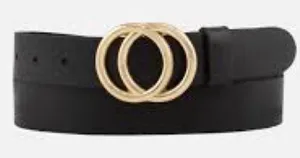 Black Belt with Gold Buckle thumbnail 1