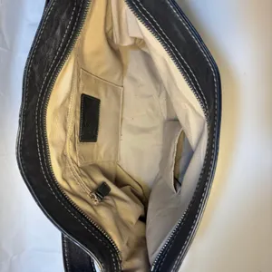 Coach Bag Black 'Zoe' E1032-F14706 Patent Leather Purse Hobo Shoulder Bag thumbnail 4