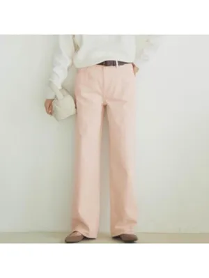 Uniqlo Wide Straight Jeans | Short NWT Pink Size 26 Short thumbnail 2