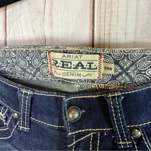 Ariat REAL Spitfire Bootcut Riding Jeans SHORT thumbnail 4