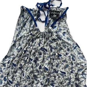 NWT Varga Paisley Women’s Mini Dress M Beach Boho Vacation Resortwear Coastal thumbnail 2