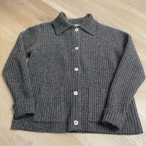 Ribbed Eddie Bauer 100% lambswool sweater thumbnail 2