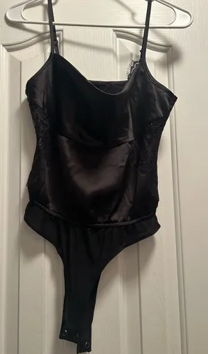 Forever 21 Black Lace Bodysuit thumbnail 1