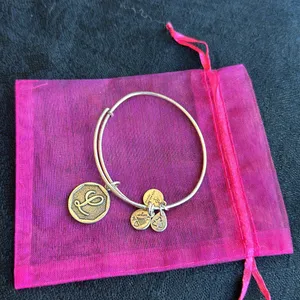 Alex and Ani Silver L Charm bracelet thumbnail 6