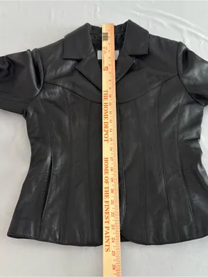 Vintage Wilsons Leather Maxima Ladies‎ Jacket 100% Leather Medium Black thumbnail 5