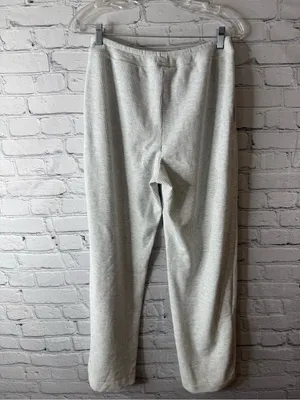 Soma Light Gray Ribbed Knit Womens  Pants medium thumbnail 7