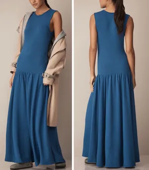 Anthropologie Daily Practice Sleeveless Drop Waist Maxi Dress, Size S thumbnail 2