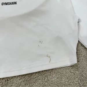 NWT Gymshark Women’s Training Crop Longsleeve Shirt Top Activewear in White L thumbnail 16