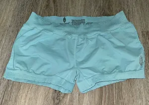 Free People Movement Good Karma Light Blue Short Shorts Size Extra Large thumbnail 1