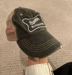 Seattle Washington Hat Gray thumbnail 5
