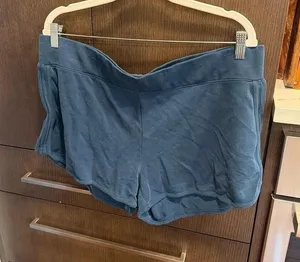 Athleta blue‎ shorts women's xl thumbnail 1