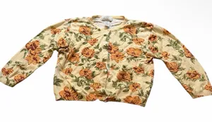 Free People Vintage The Originals Cropped Floral Cardigan thumbnail 1