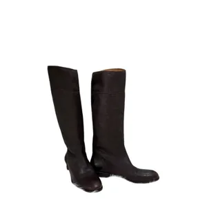 Vero Cuoio Riding Leather Dark Brown Boots Womens |US 8.5 thumbnail 5