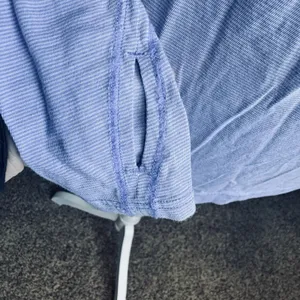Lululemon Let Be Long Sleeve Tee Wee Stripe Lullaby Cool Breeze‎ Purple Shirt M thumbnail 3
