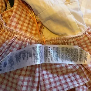 Guess orange Checkered Blouse thumbnail 8