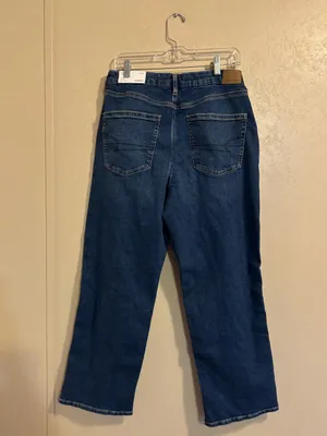 NWT American Eagle Curvy Straight Stretch jeans sz 12 Short thumbnail 2