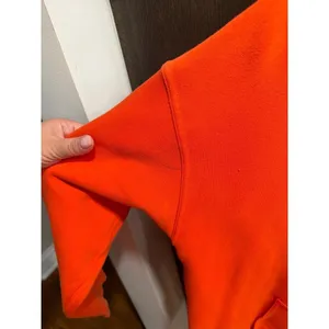 Lululemon All Yours Hoodie wordmark embroidered logo orange women's XL thumbnail 3
