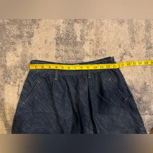 Abercrombie &Fitch Blue Denim Mini Skirt thumbnail 4