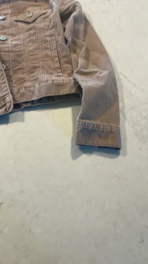 American Eagle Tan Corduroy Jacket XS thumbnail 6