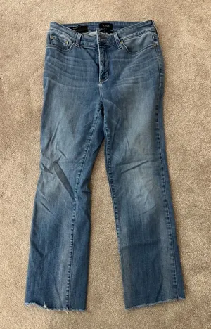 NYDJ Mid Wash Straight Leg Jeans thumbnail 1